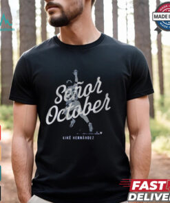 Kike Hernandez Señor October Los Angeles Dodgers MLB t shirt