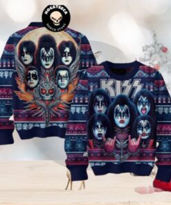 Kiss Band I Love You Christmas Sweater Chirstmas Gifts 2024 Xmas For Family And Friends Ugly Sweater