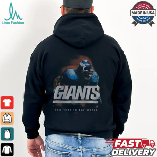 Kith NFL New York Giants Vintage Tee in Nocturnal Blue Shirt