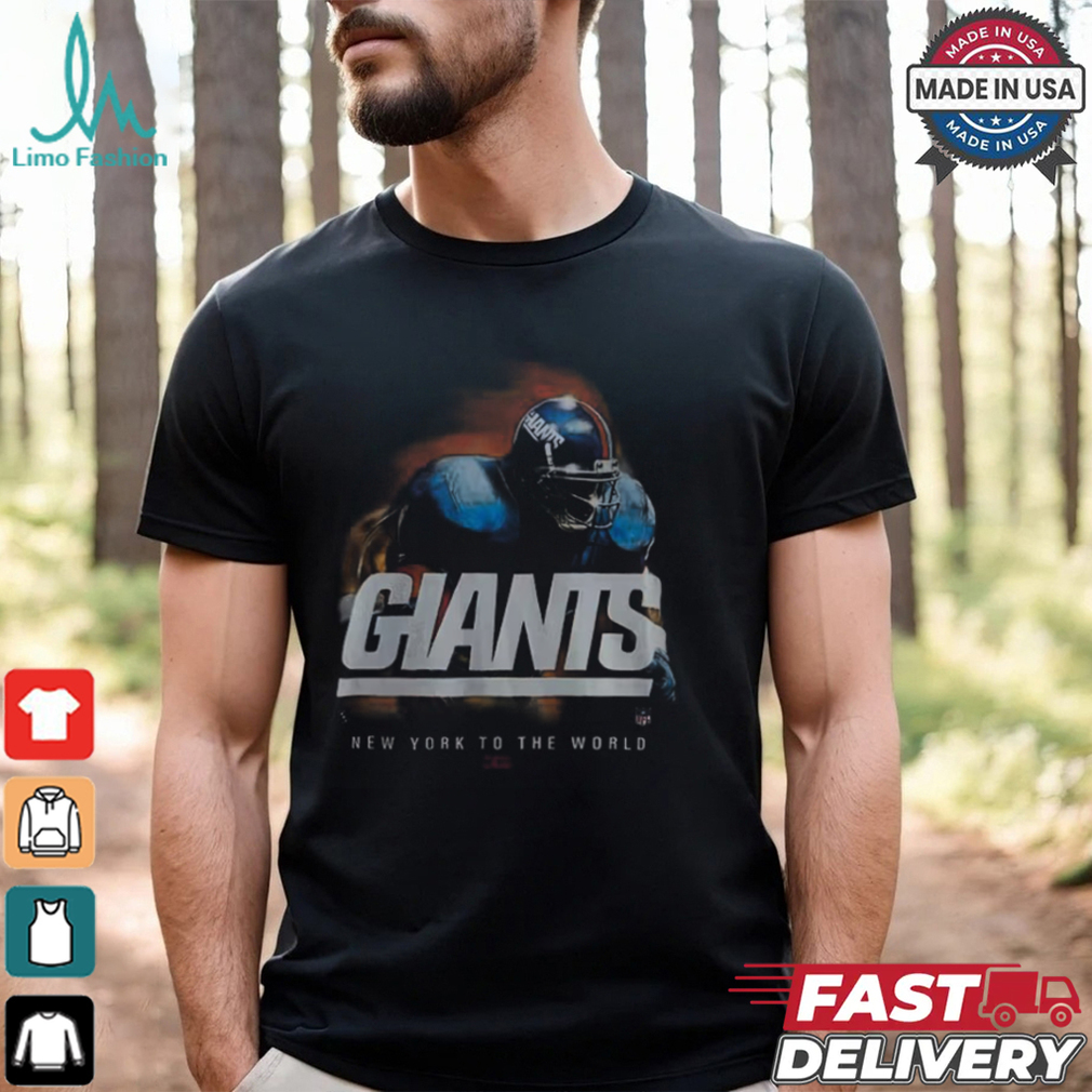 Kith NFL New York Giants Vintage Tee in Nocturnal Blue Shirt Kith NFL New York Giants Vintage Tee in Nocturnal Blue Shirt