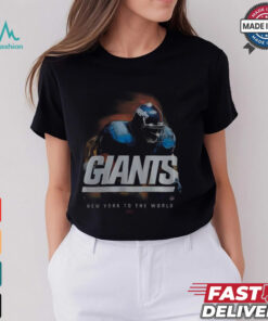 Kith NFL New York Giants Vintage Tee in Nocturnal Blue Shirt