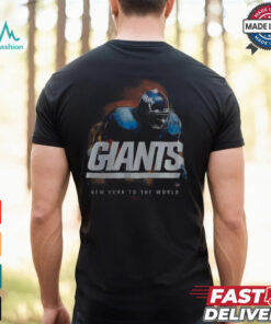 Kith NFL New York Giants Vintage Tee in Nocturnal Blue Shirt
