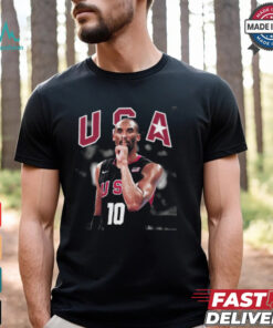 Kobe Bryant Celebration USA Basketball Signature T Shirt