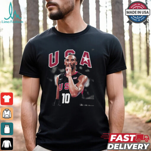 Kobe Bryant Celebration USA Basketball Signature T Shirt