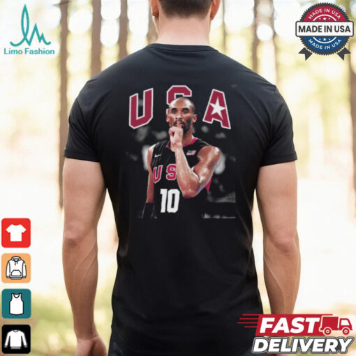 Kobe Bryant Celebration USA Basketball Signature T Shirt