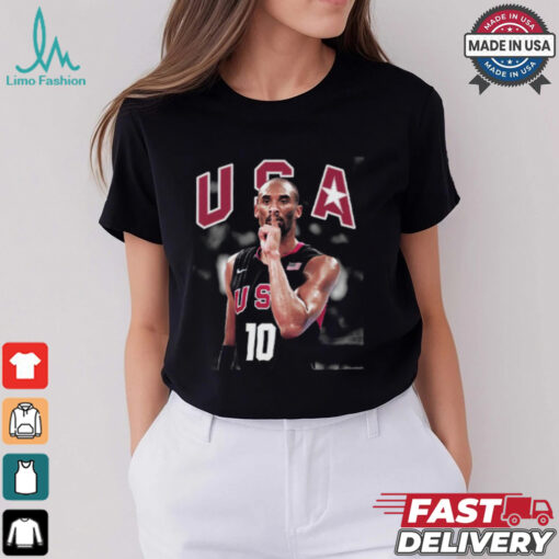 Kobe Bryant Celebration USA Basketball Signature T Shirt