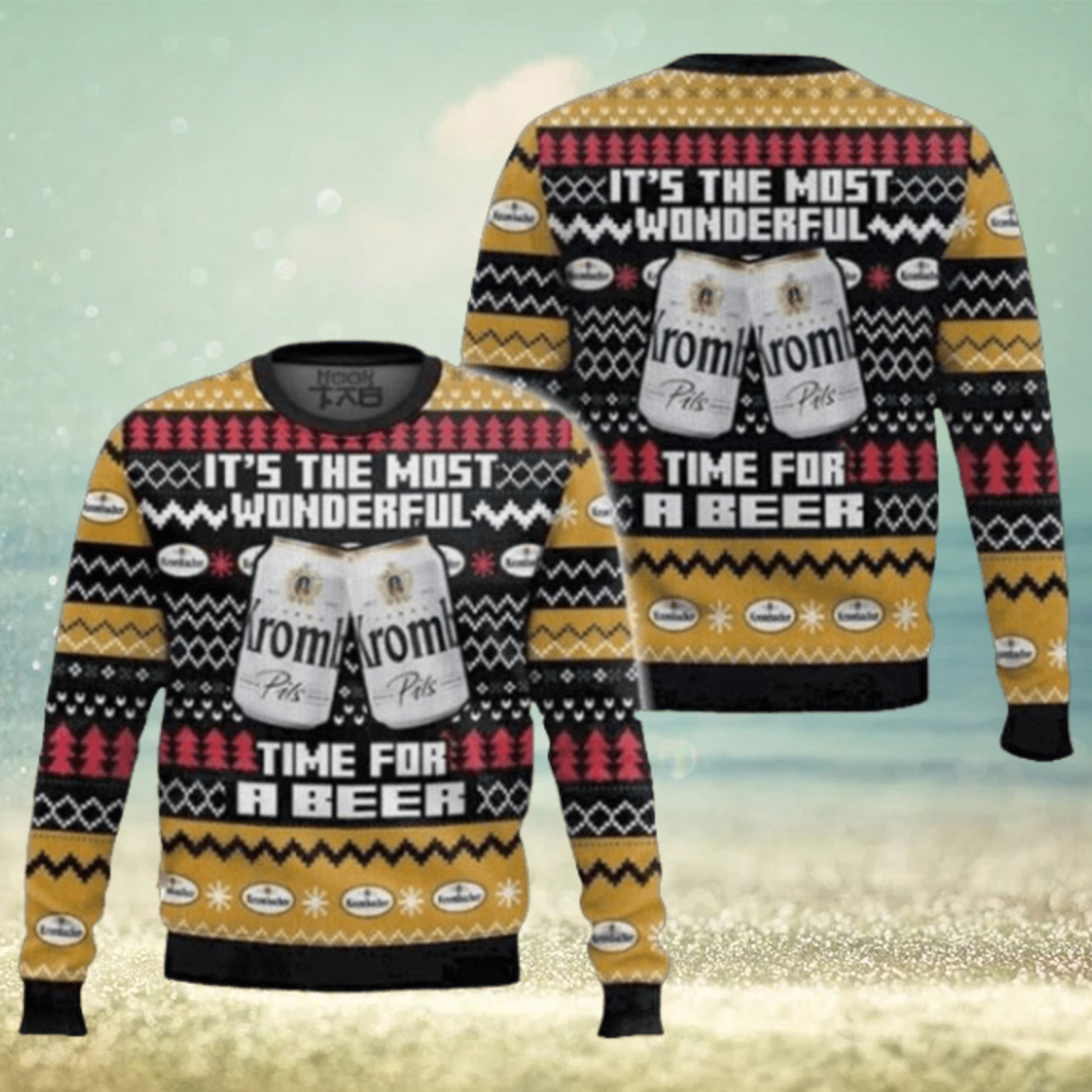 Krombacher It’s The Most Wonderful Time For A Beer Ugly Christmas Sweater