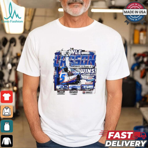 Kyle Larson 2024 Bank of America Roval 400 Race Win tee