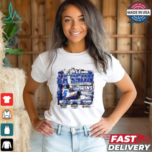 Kyle Larson 2024 Bank of America Roval 400 Race Win tee