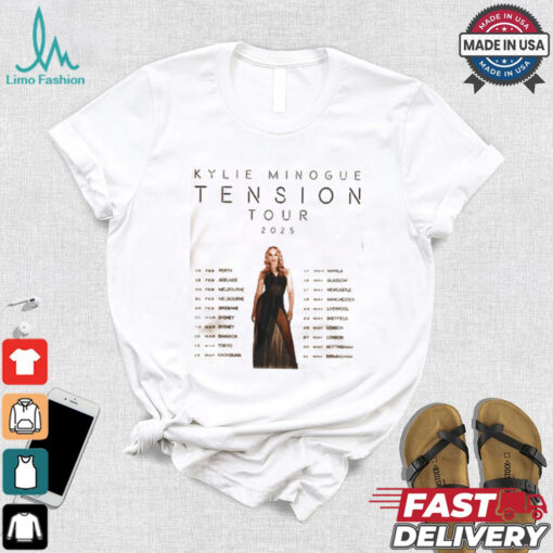 Kylie Minogue Tension Tour 2025 Hoodie T Shirt