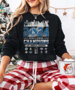 LA Dodgers 8 Time World Series Champs 2024 Commemorative Shirt
