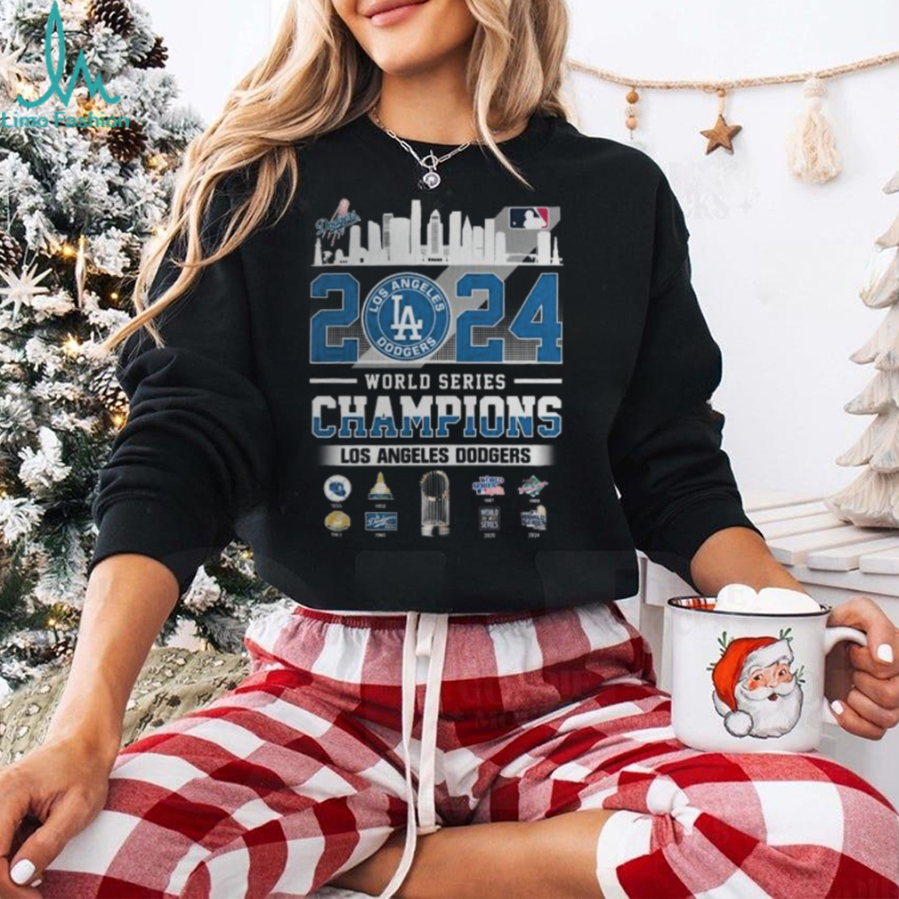 LA Dodgers 8 Time World Series Champs 2024 Commemorative Shirt LA Dodgers 8 Time World Series Champs 2024 Commemorative Shirt