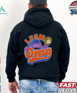 LFGM OMG Grimace New York Mets retro shirt