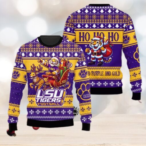 LSU Tigers Football NCAA Ugly Christmas Sweaters