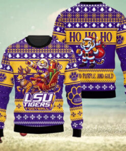 LSU Tigers Football NCAA Ugly Christmas Sweaters