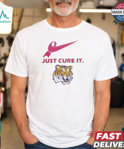 LSU Tigers Just Cure It 2024 T Shirt White