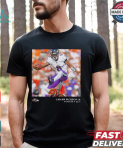 Lamar Jackson Baltimore Ravens NFL Flash Features Week 5 shirt