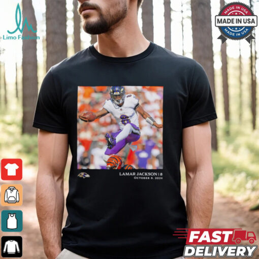Lamar Jackson Baltimore Ravens NFL Flash Features Week 5 shirt