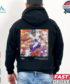 Lamar Jackson Baltimore Ravens NFL Flash Features Week 5 shirt