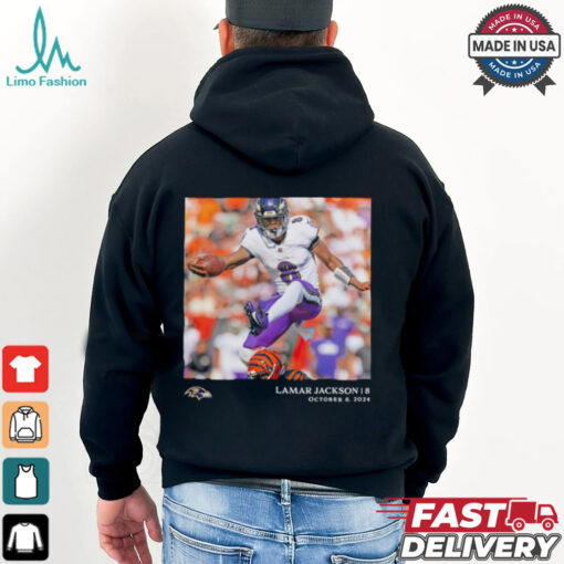 Lamar Jackson Baltimore Ravens NFL Flash Features Week 5 shirt