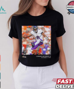 Lamar Jackson Baltimore Ravens NFL Flash Features Week 5 shirt