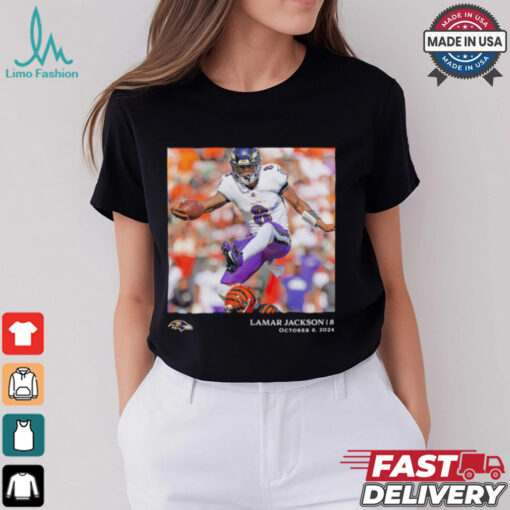Lamar Jackson Baltimore Ravens NFL Flash Features Week 5 shirt