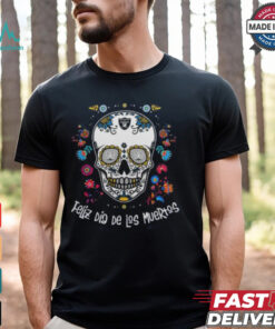 Las Vegas Raiders Skull Dia De Los Muertos 2024 T Shirt