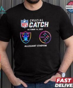Las Vegas Raiders Vs Pittsburgh Steelers October 14, 2024 NFL Crucial Catch t shirt