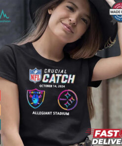 Las Vegas Raiders Vs Pittsburgh Steelers October 14, 2024 NFL Crucial Catch t shirt