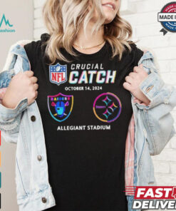 Las Vegas Raiders Vs Pittsburgh Steelers October 14, 2024 NFL Crucial Catch t shirt