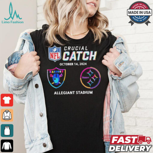 Las Vegas Raiders Vs Pittsburgh Steelers October 14, 2024 NFL Crucial Catch t shirt