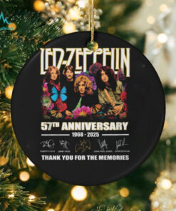 Led Zeppelin Band 57th Anniversary 1968 2025 Thank You For The Memories T Shirt