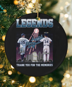 Legends Los Angeles Dodgers Thank You For The Memories T Shirt