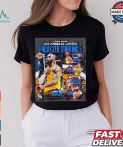 Legion hoops Los Angeles Lakers projected starting 5 shirt