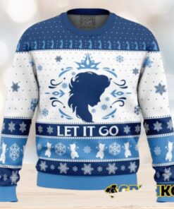 Let It Go Elsa Frozen Ugly Christmas Sweater