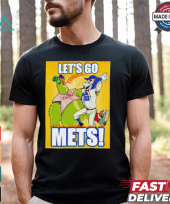 Let’s go Mets New York Mets Grimace beats Phanatic Philadelphia Philly MLB shirt