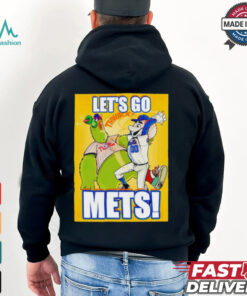 Let’s go Mets New York Mets Grimace beats Phanatic Philadelphia Philly MLB shirt