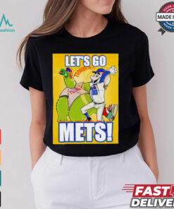 Let’s go Mets New York Mets Grimace beats Phanatic Philadelphia Philly MLB shirt