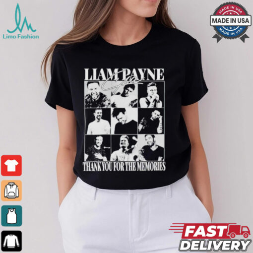 Liam Payne signature thank you for the memories shirt