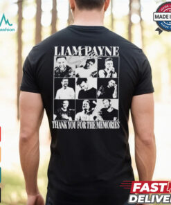 Liam Payne signature thank you for the memories shirt