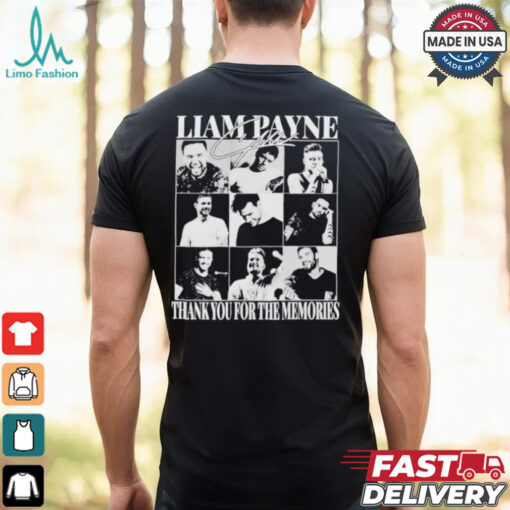 Liam Payne signature thank you for the memories shirt