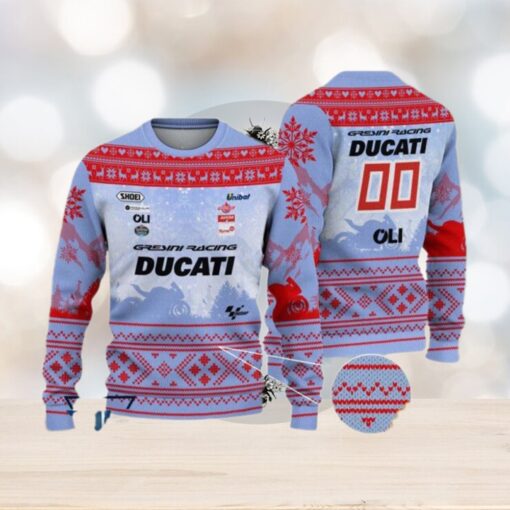 Limited Gresini Racing Ugly Christmas Sweater Gift For Holiday