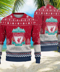 Liverpool The Reds England Premier League Christmas Ugly Sweater