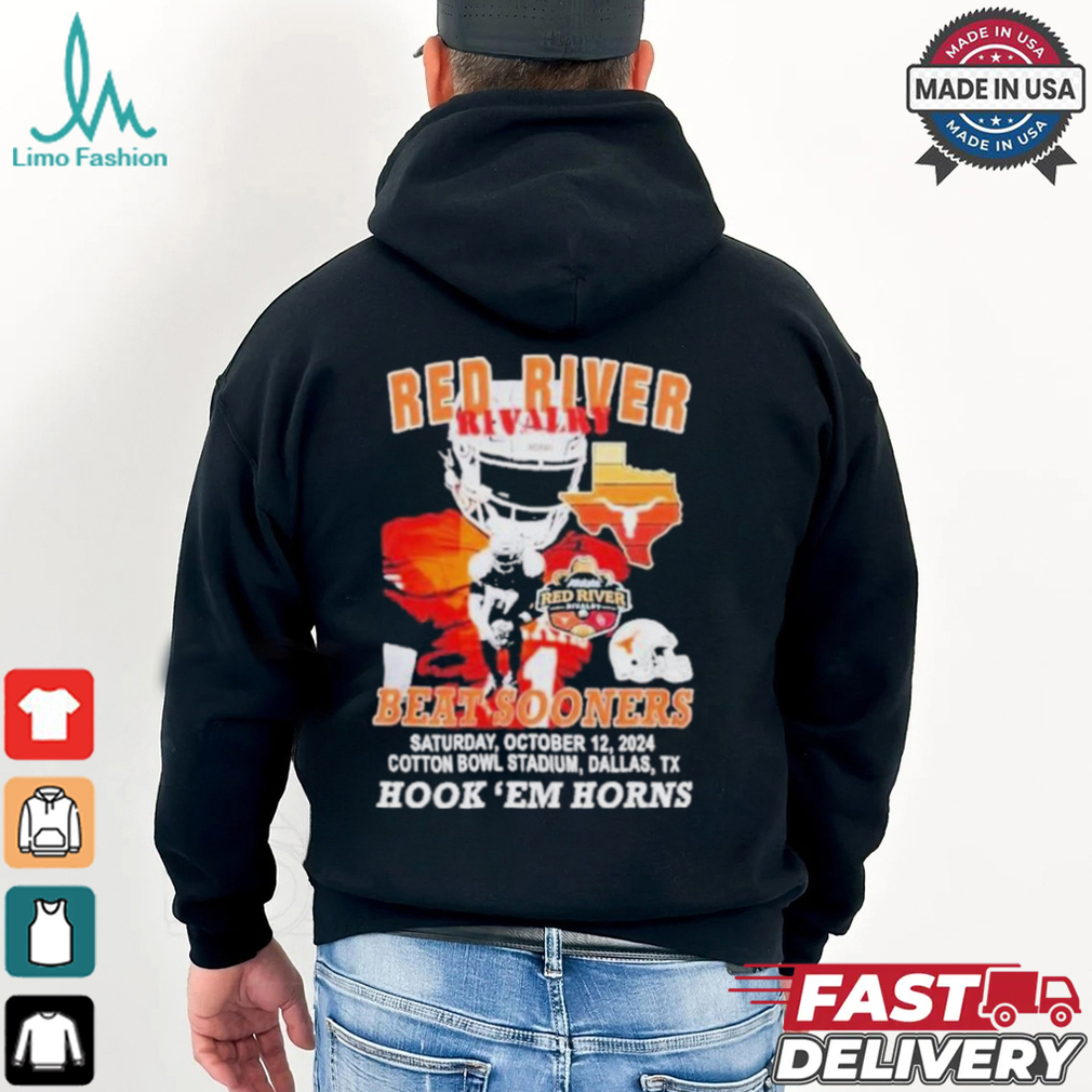 Longhorns Red River Rivalry Beat Sooners 2024 Hook ‘Em Horns Shirt Longhorns Red River Rivalry Beat Sooners 2024 Hook ‘Em Horns Shirt