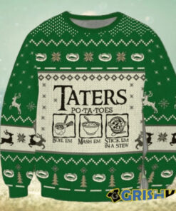 Lord of the Rings Taters Potatoes Sweatshirt is newly launched for Christmas