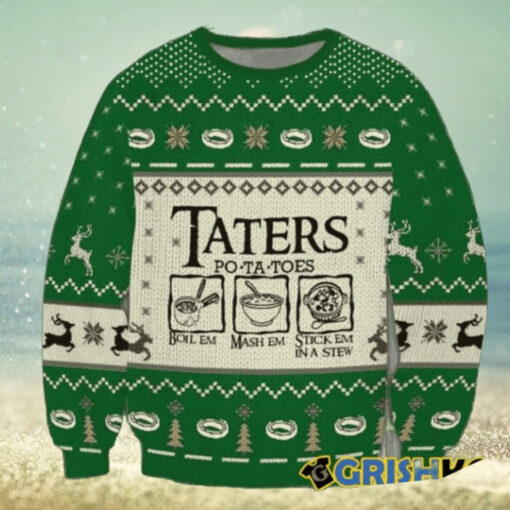 Lord of the Rings Taters Potatoes Sweatshirt is newly launched for Christmas