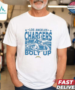 Los Angeles Chargers Gameday Bolt Up Vintage Stadium Shirt