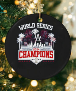 Los Angeles Dodgers 2024 Champions World Series Celebration With Fan T Shirt
