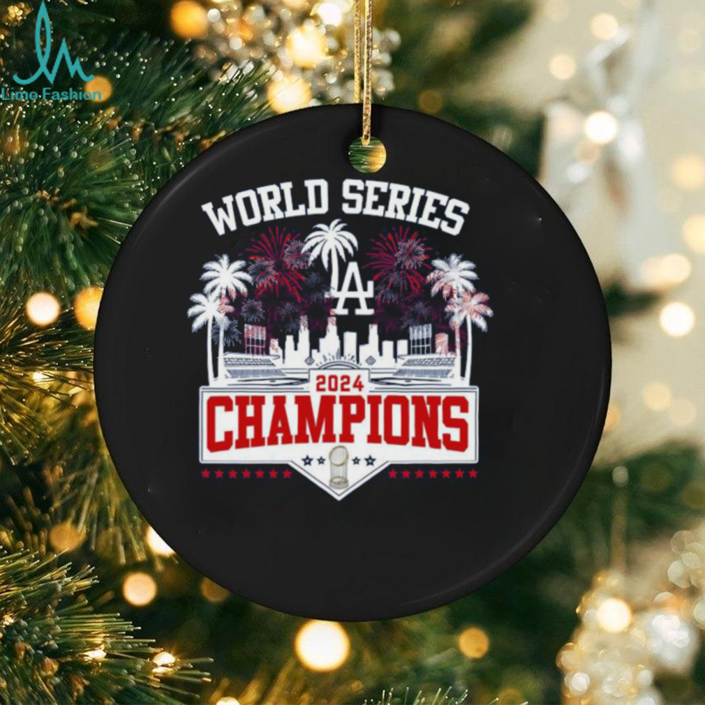 Los Angeles Dodgers 2024 Champions World Series Celebration With Fan T Shirt Los Angeles Dodgers 2024 Champions World Series Celebration With Fan T Shirt