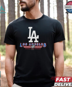 Los Angeles Dodgers 2024 National League Champions Cropped Boxy T Shirt